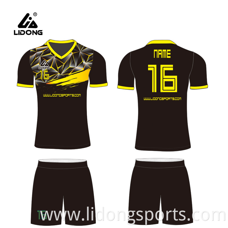 Custom Logo Cheap Team Soccer Wear Football Soccerjersey Sublimation Printed Soccer Uniform Set